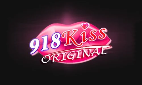 Logo 918Kiss Original pada latar gelap